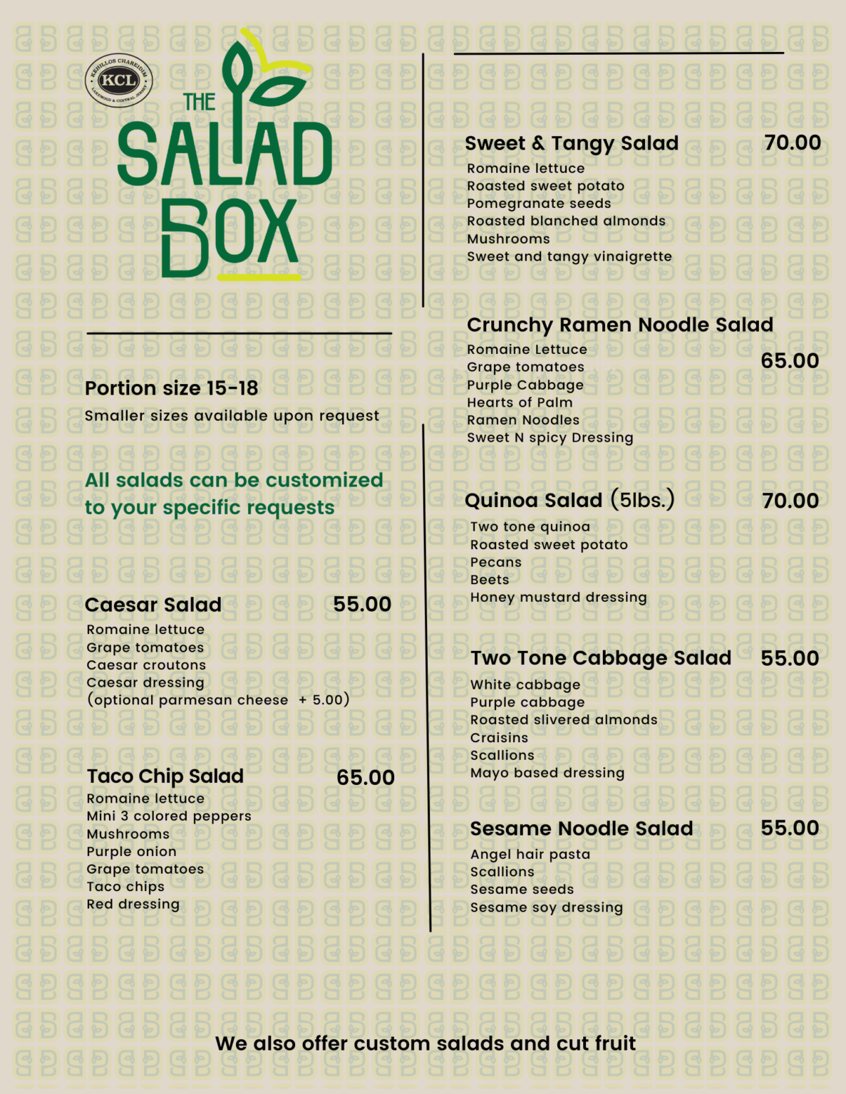 Order Salad Box Menu Delivery【Menu & Prices】, New York